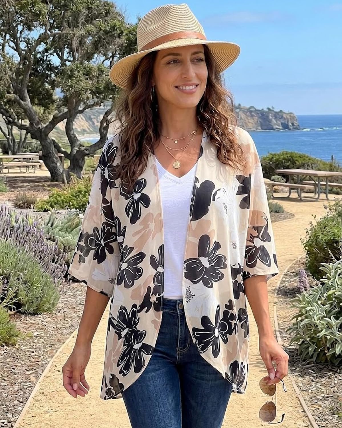 Womens Floral Sleeve