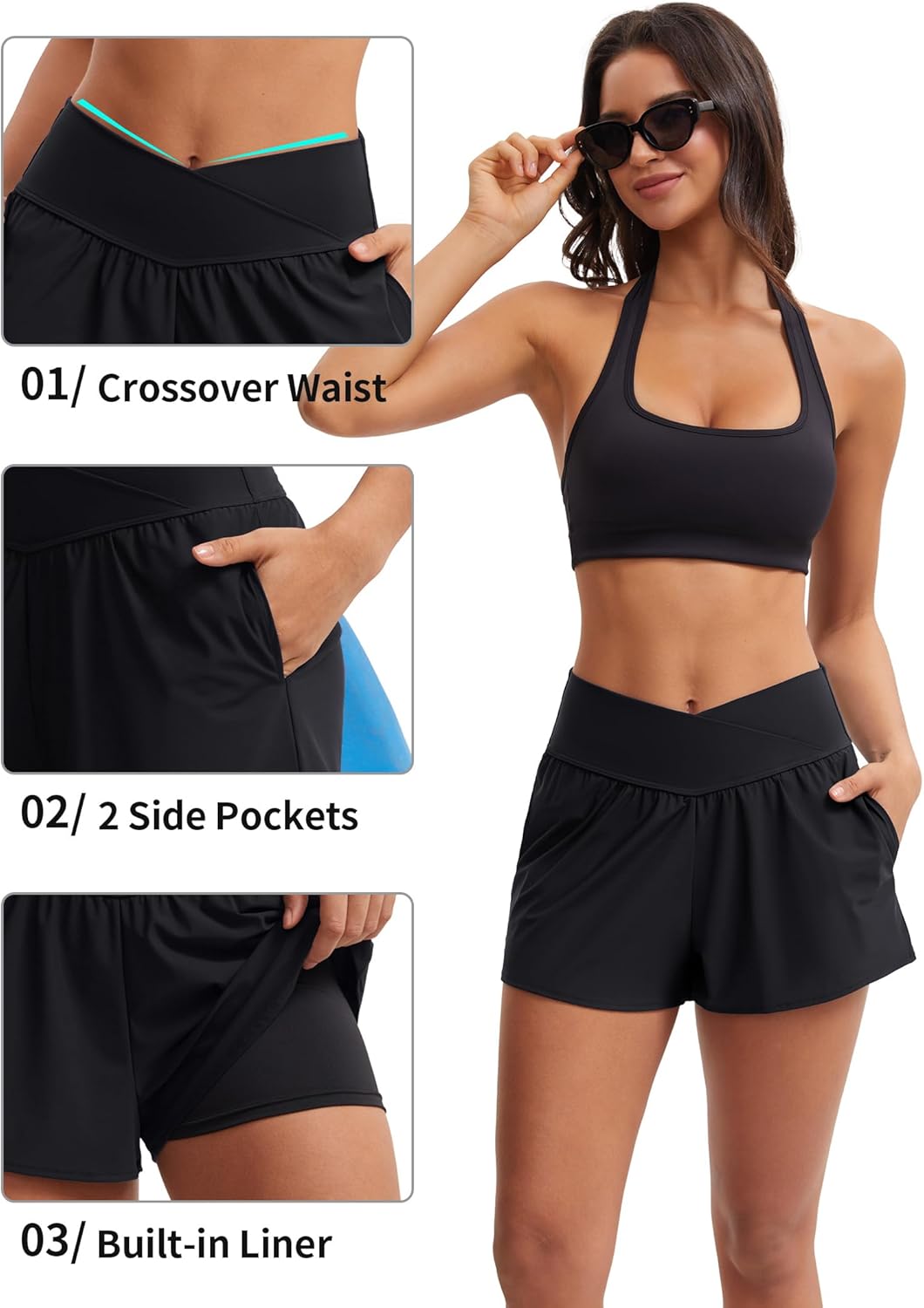 ATTRACO Shorts Waist