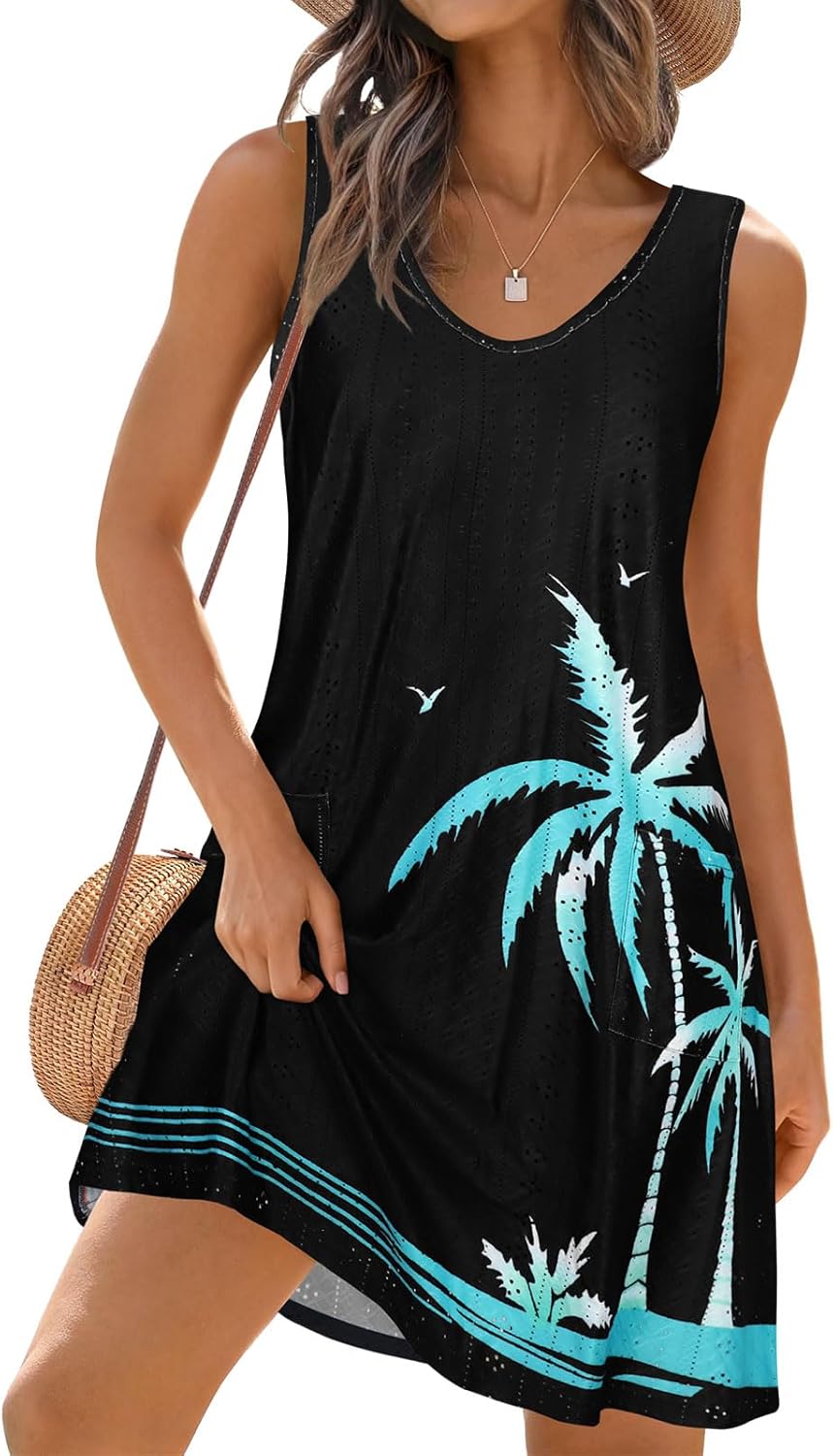 elescat Sundresses Beach Sleeveless Swimsuit Review