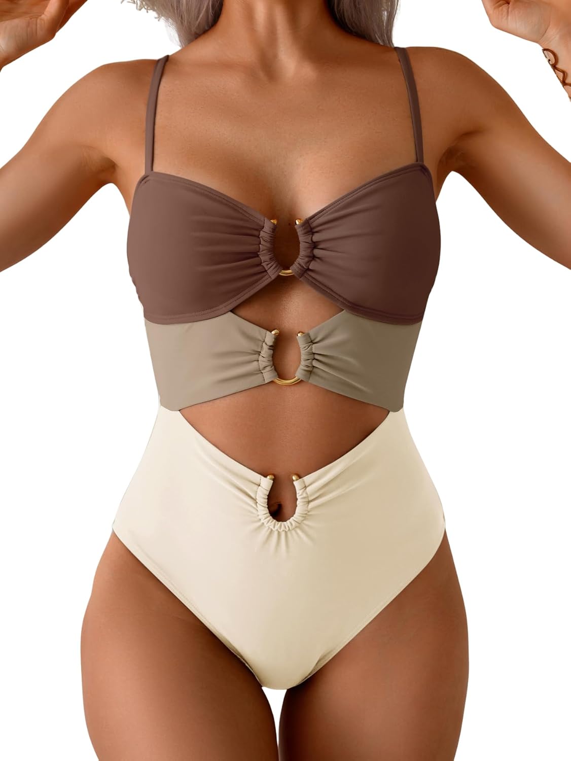 Eomenie Linked Monokini Swimsuit Review