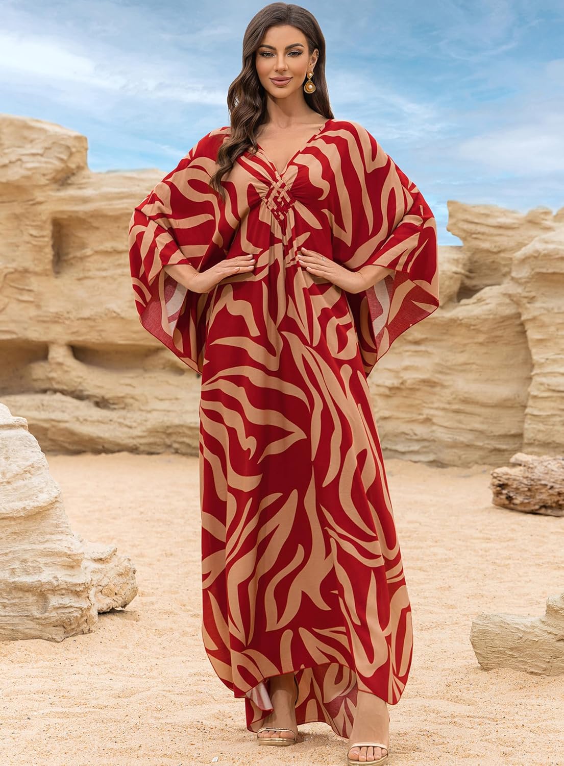 Yanziliu Kaftan Batwing Caftan
