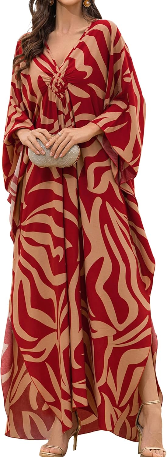 Yanziliu Kaftan Dresses Batwing Sleeves Review