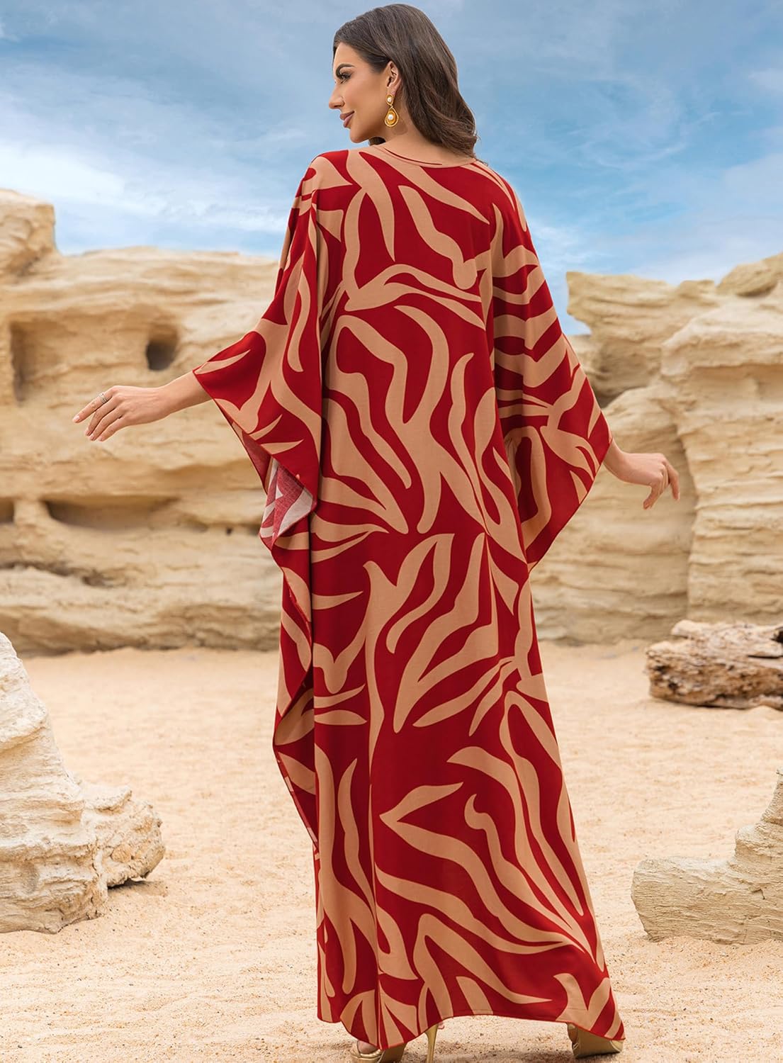 Yanziliu Kaftan Batwing Caftan