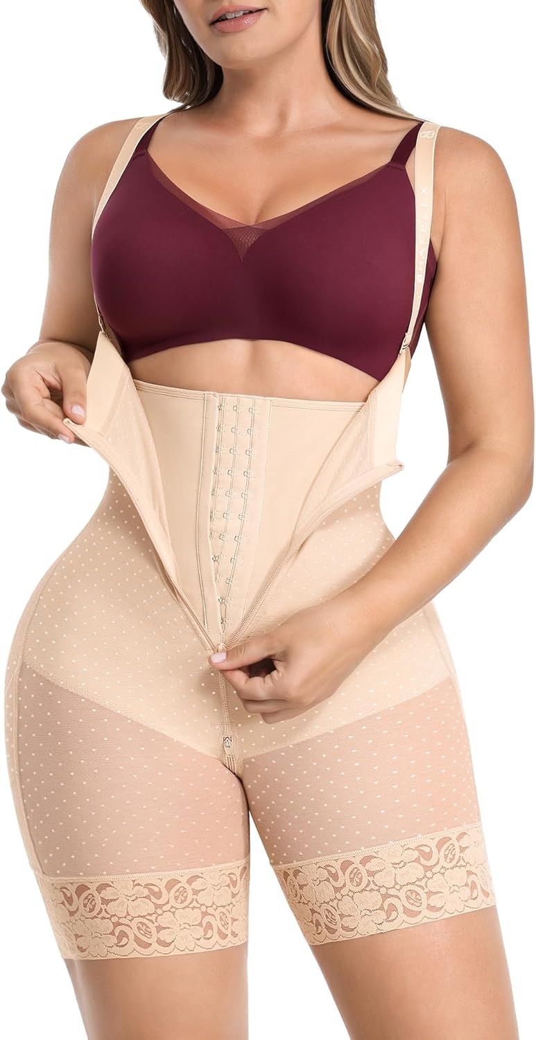 SHAPELLX High-Waisted Body Shaper Shapewear for Women Tummy Control