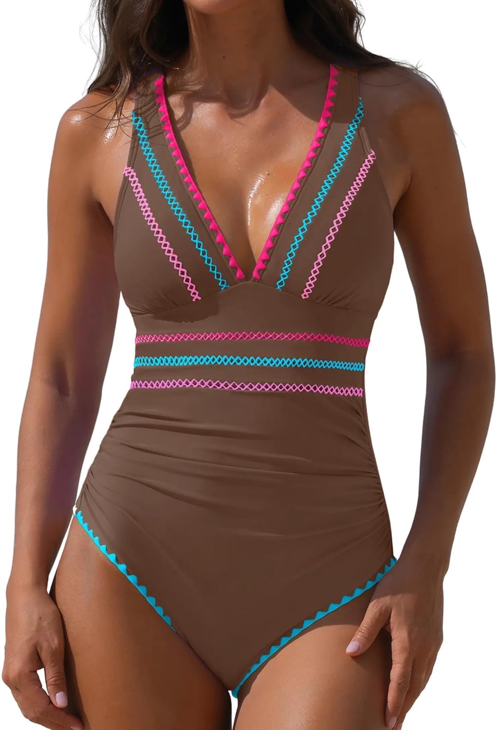 popvil Swimsuits Control Bathing Adjustable — Slimming Swimwear