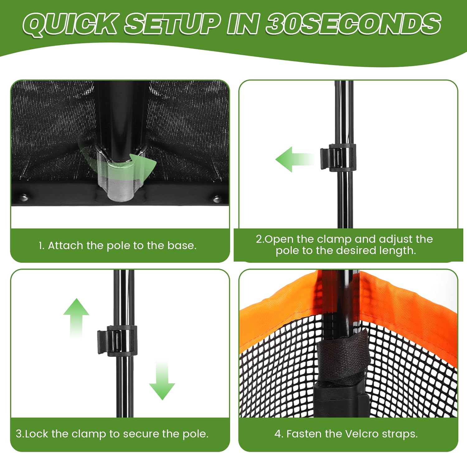 Flycoop Pickleball and Tennis Ball Picker Upper - Ba