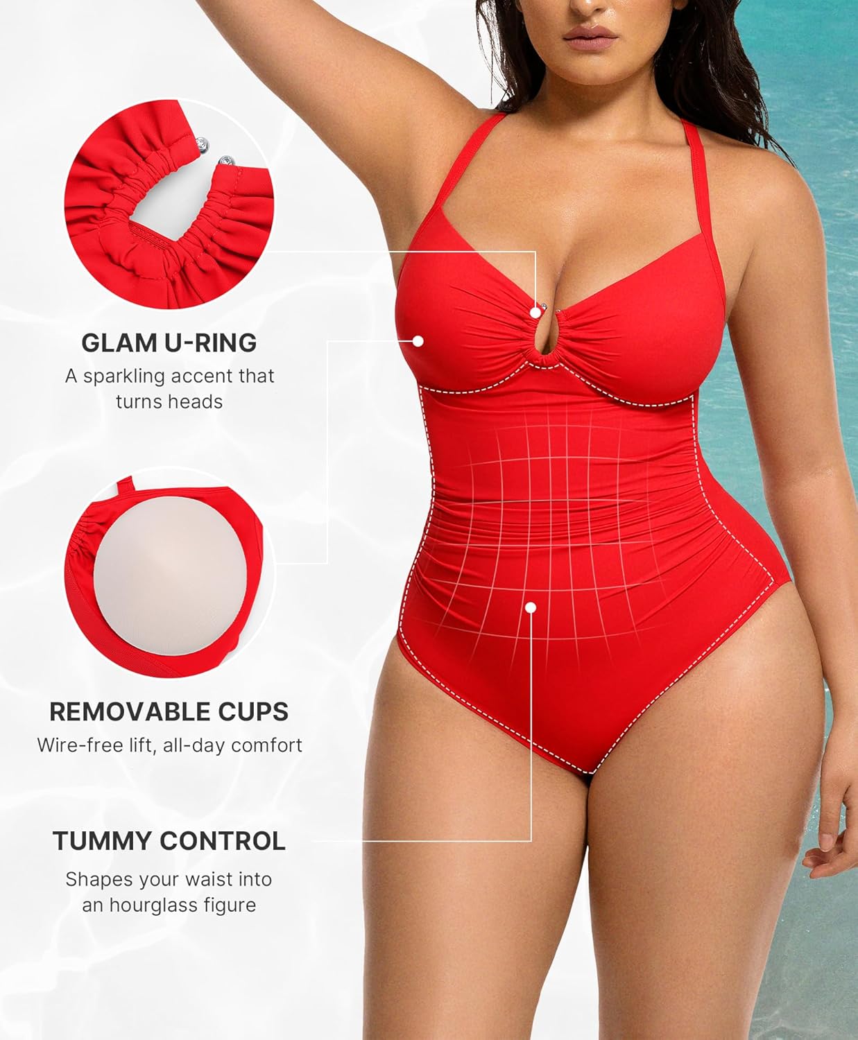 SHAPELLX Swimsuits S