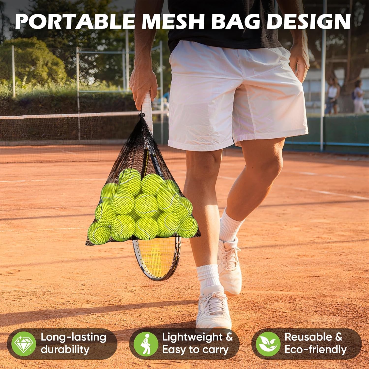 Treeroot 30Pack Tennis Balls - High Elasticity, Po