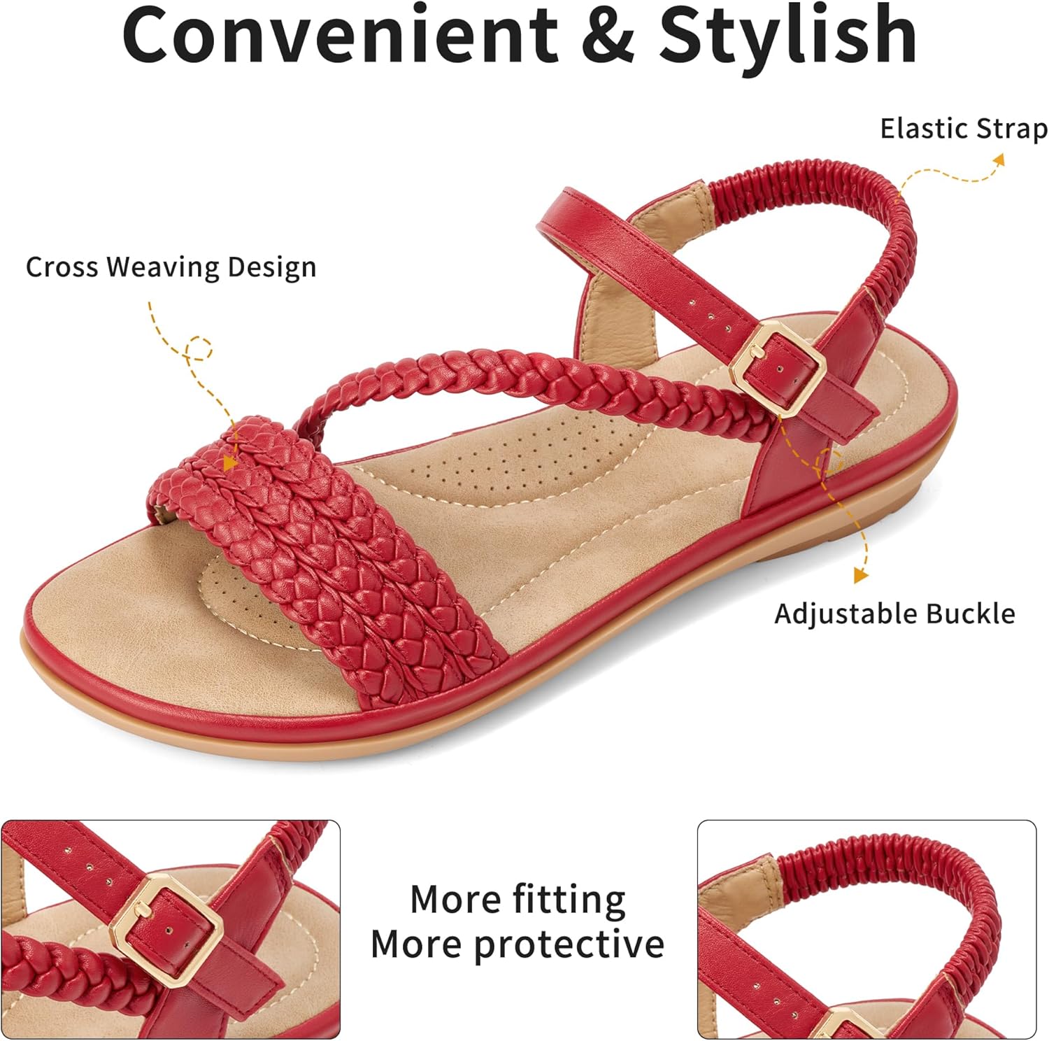 Aomigoct Dressy Sandals