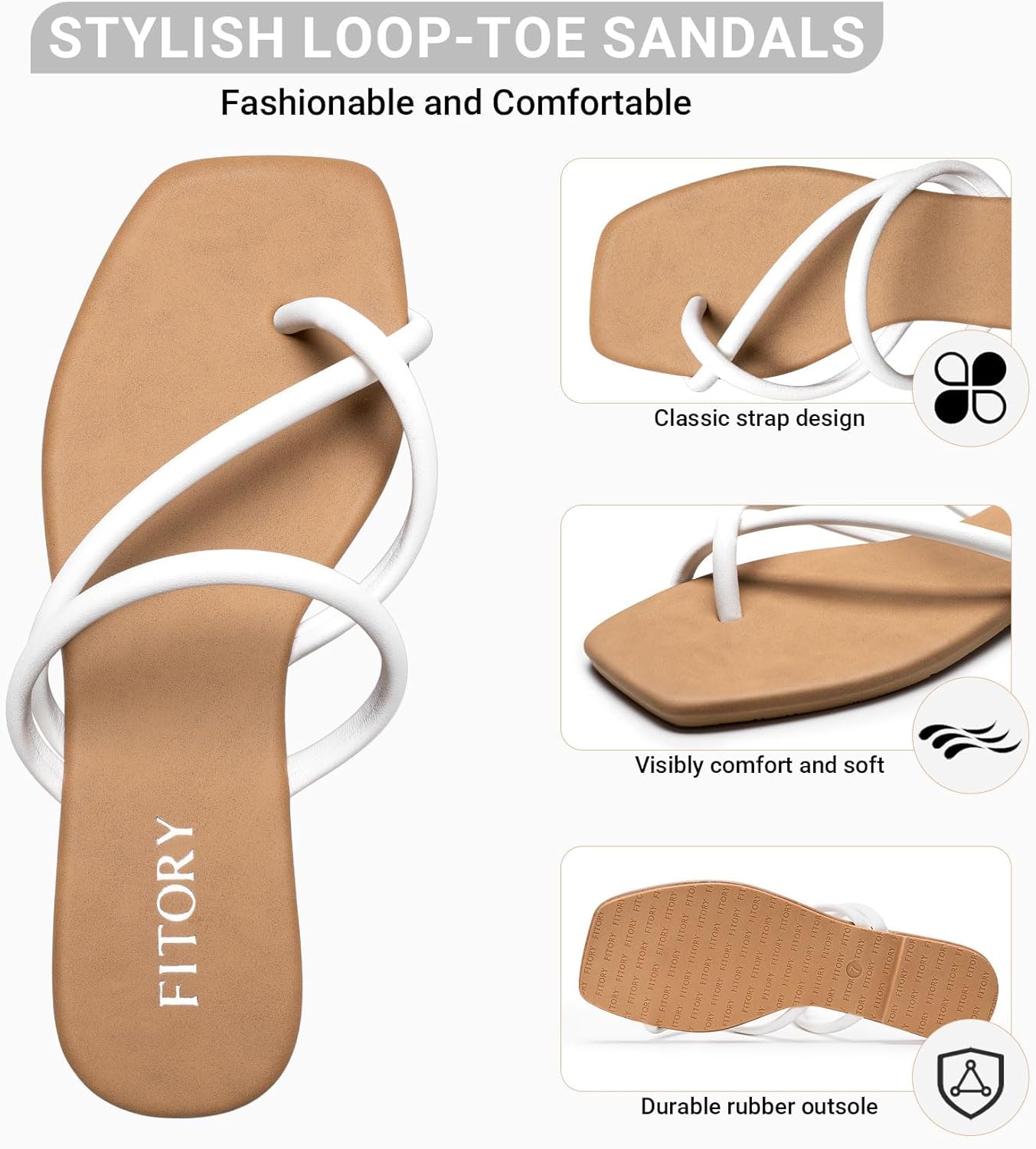 FITORY Womens Sandals Thongs