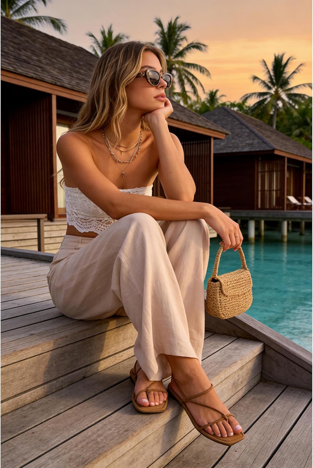 XBKXMK Strappy Sandals